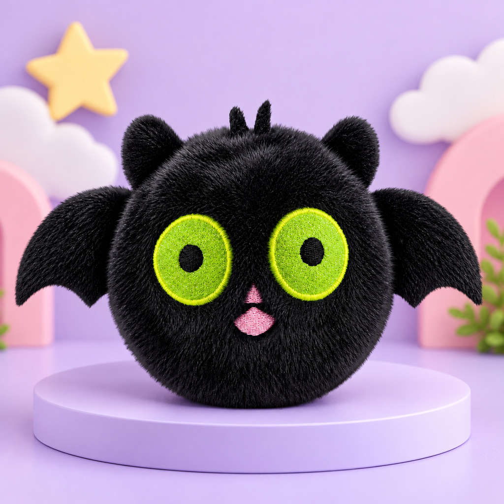 Jelliemons Bouncy Bat Black 006