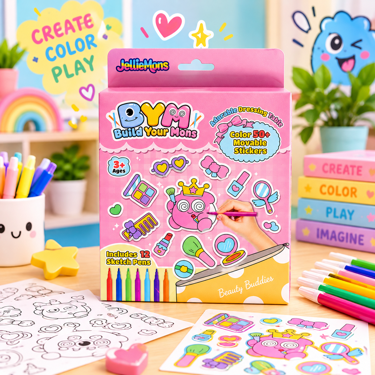 Build Your Own Mons – Fridge Stickers