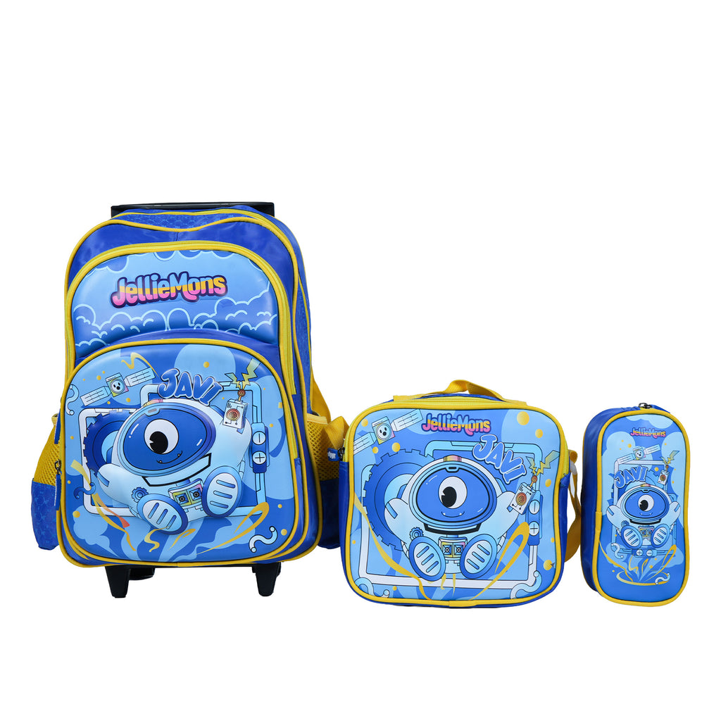 Kids School Bag with Strolley and wheel Javi