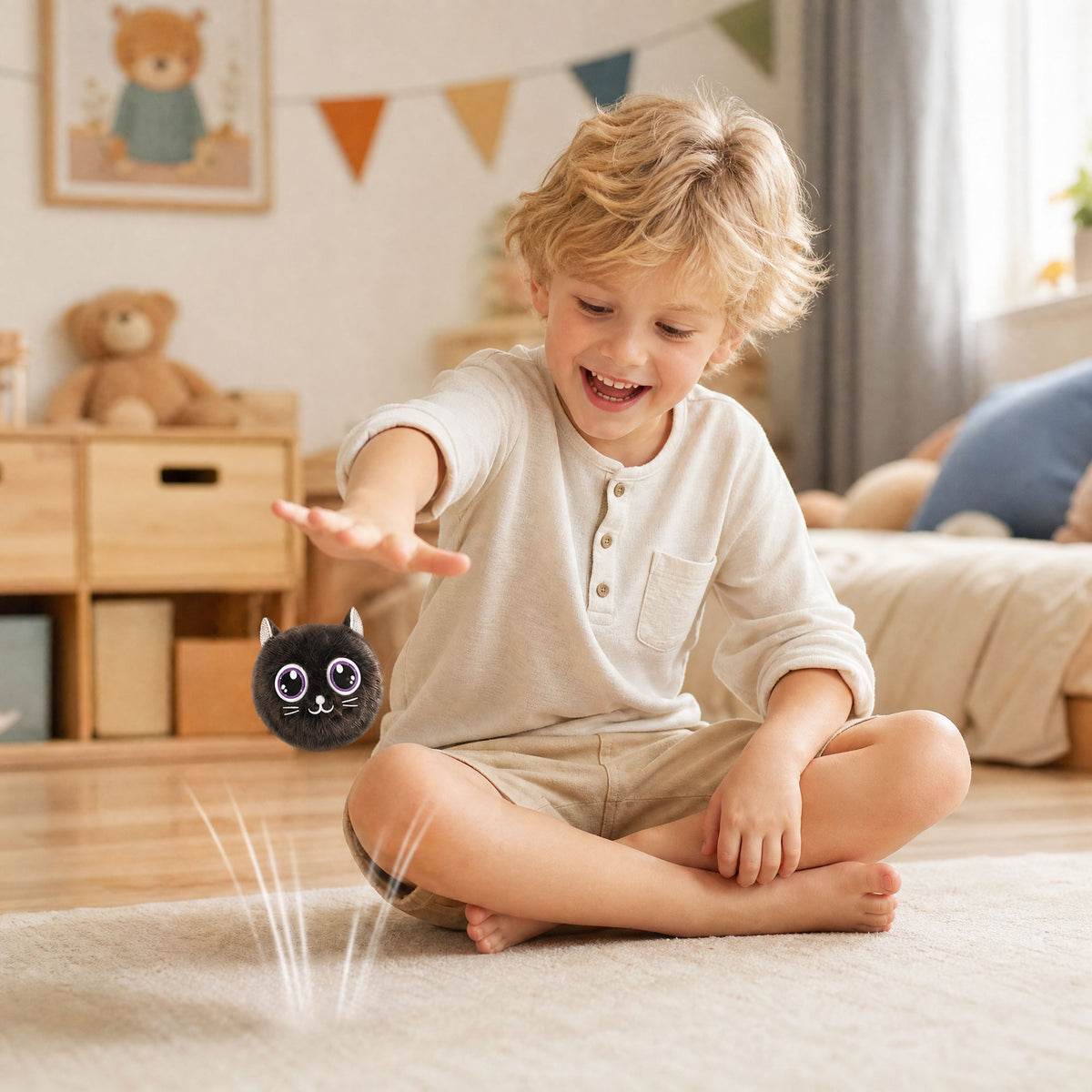 Jelliemons Bouncy Cat Black 008