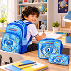 Kids School Bag with Strolley and wheel Javi