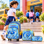 Kids School Bag with Strolley and wheel Javi