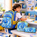 Kids School Bag with Strolley and wheel Javi
