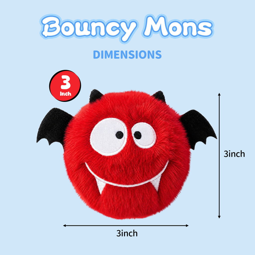 Jelliemons Bouncy Devil Bat Red 004