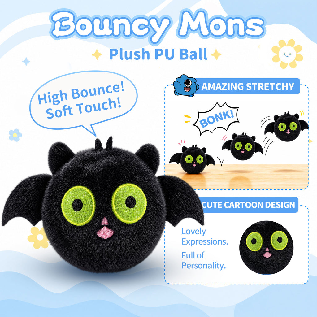 Jelliemons Bouncy Bat Black 006