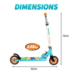Dino Themed Kick Scooter without LED Wheels - Javi