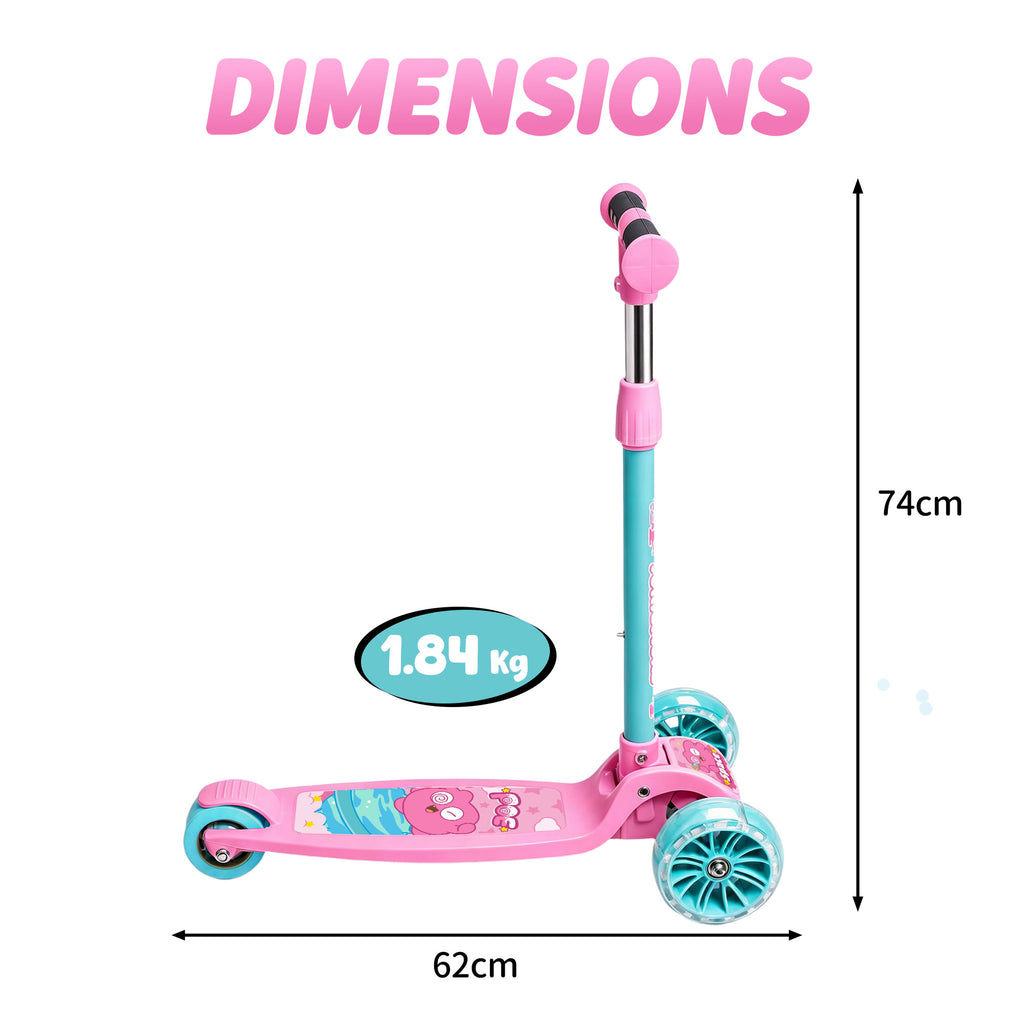 Space Themed Kick Scooters with LED Wheels - Javi