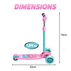 Space Themed Kick Scooters with LED Wheels - Javi